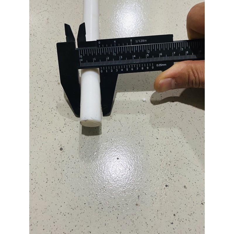 Nhựa TEFLON cây phi 15mm, dài 1 mét