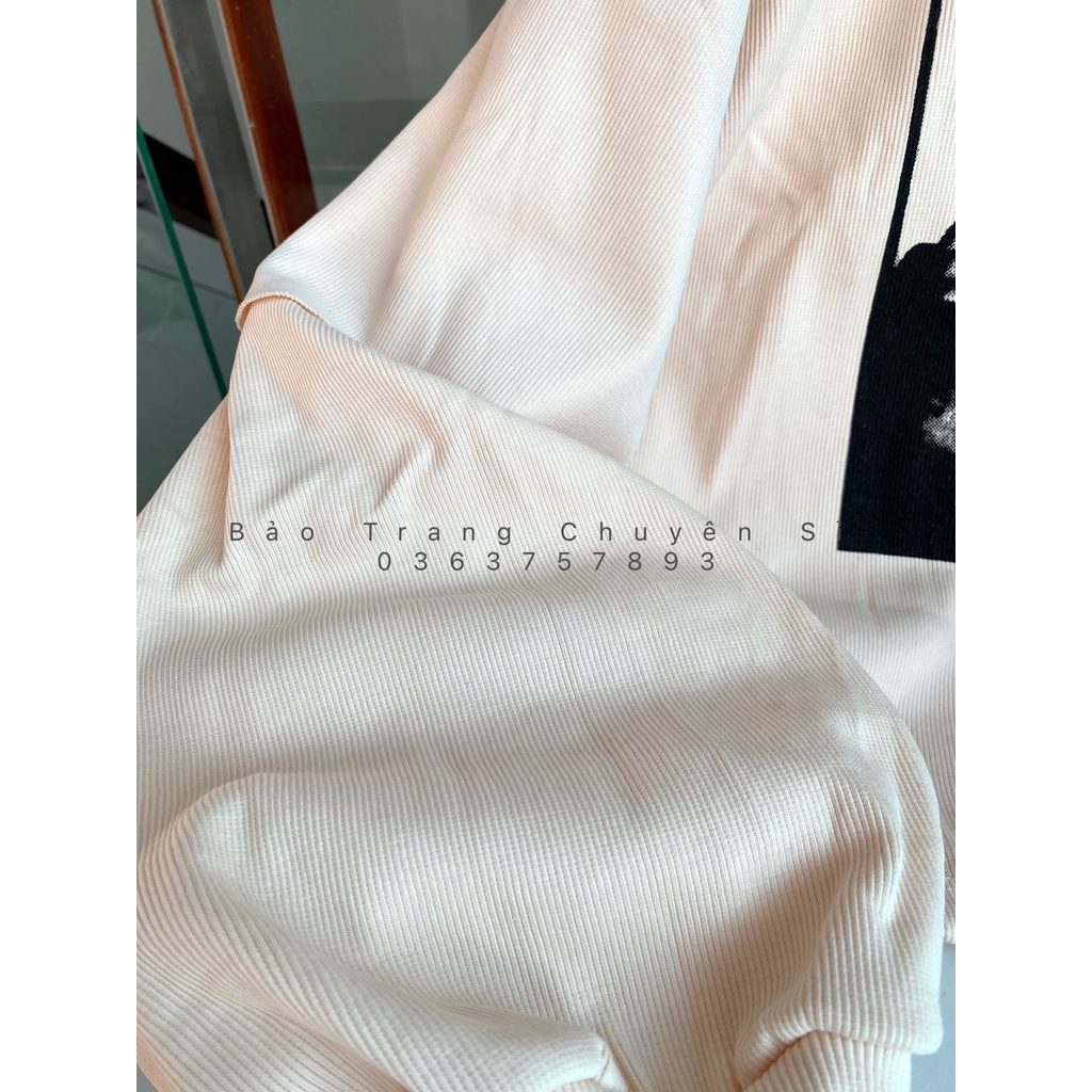 [CÓ ẢNH THẬT] Áo Sưeater Nỉ Phối Tay Form Rộng Unisex - Áo Nỉ Cô Gái Nâu Tây Chất Nỉ Tăm Cực Đẹp | BigBuy360 - bigbuy360.vn