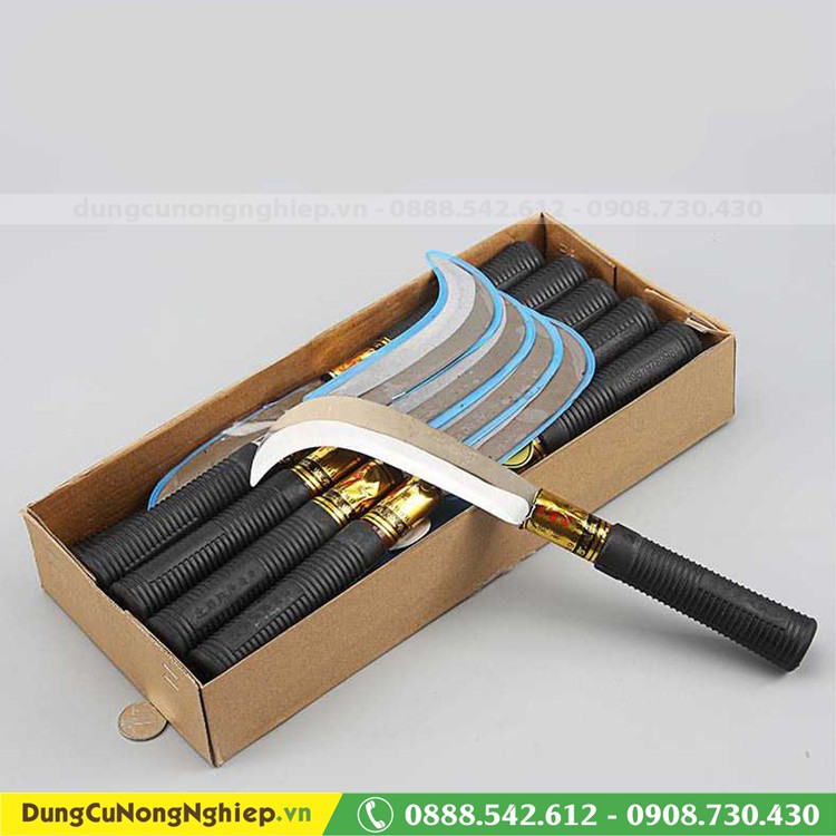 Liềm cắt cỏ 30cm cầm chắc chắn lưỡi rất sắc dùng dọn cỏ chậu hoa vườn rau cắt dây leo gọt hoa quả