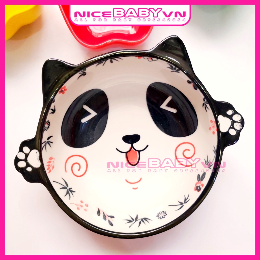 Bát Ăn Dặm Gốm Sứ Đa Dạng Dễ Thương Cho Bé NiceBaByVn