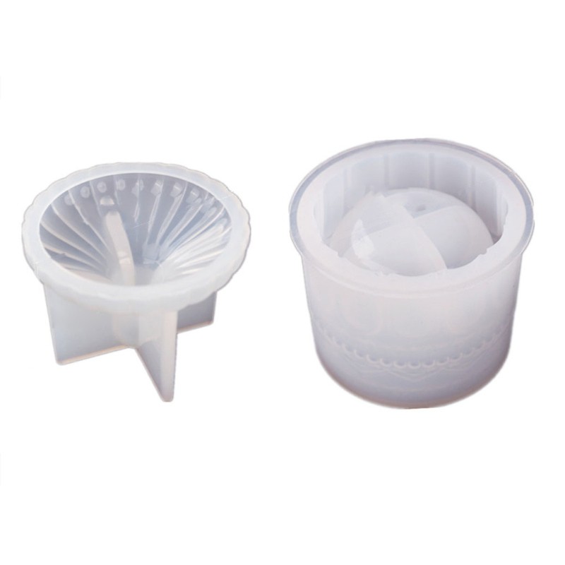 Khuôn đúc resin làm hộp đựng kẹo 3D có nắp chất liệu silicone