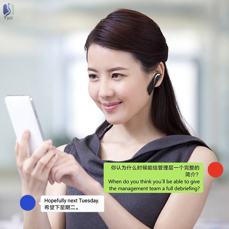 VN Thiết Bị Phiên Dịch Dịch 28 Ngôn Ngữ Tai Nghe Bluetooth