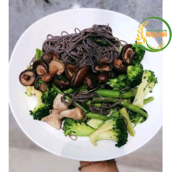 Đặc sản bún khô Bún gạo lứt đen hữu cơ dinh dưỡng Hoàng Minh gói 500gr giảm cân eatclean healthy thực dưỡng | BigBuy360 - bigbuy360.vn