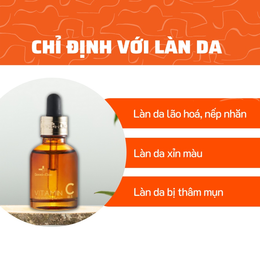 Serum Vitamin C 16.5 Daily Whitening Serum GoodnDoc 30ml