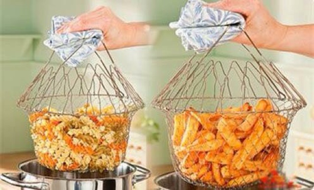 Dụng cụ rổ chiên đa năng thông minh