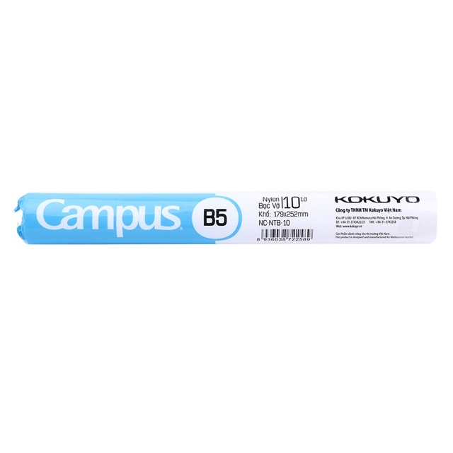 Nylon bọc vở campus 179x252mm - Mua 4 tặng 1