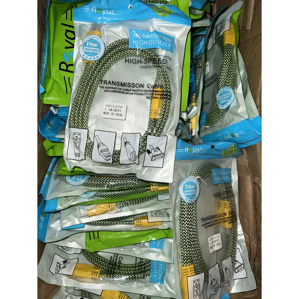 Dây HDMI chống nhiễu loại tốt tín hiệu ổn định độ dài 1M 1.5M 3M 5M 7.0 ARIGATO DHA4
