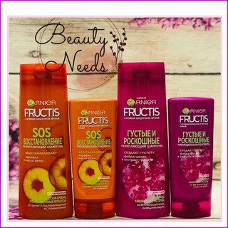 Cặp Dầu Gội Xả Fructis Ganier hàng Nga