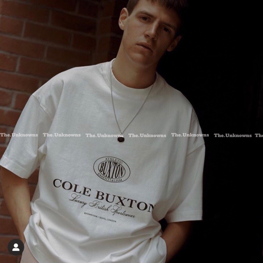⚡️[BEST QUALITY]⚡️ -Áo Tee COL.E BUXTOON Crest Black-Vintage White,áo thun CB cao cấp full túi tag