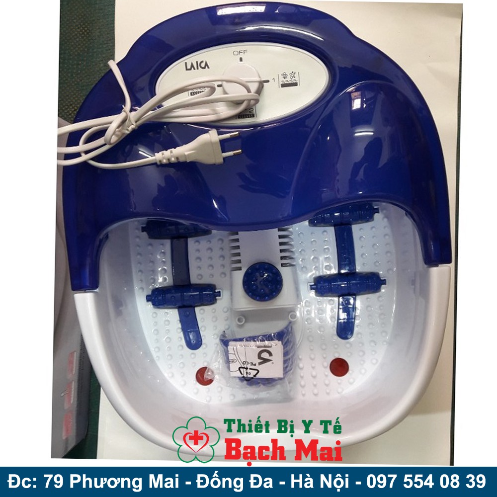 [Quà Tặng Hấp Dẫn] Bồn Ngâm Chân Massage Laica PC1301 Chính Hãng