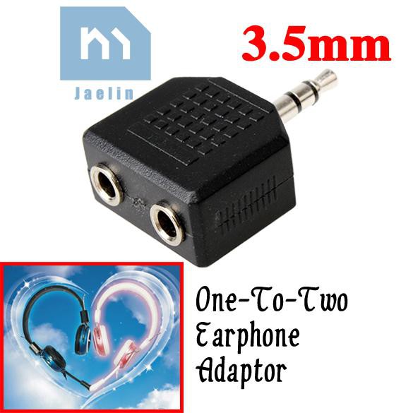 Đầu chia 2 cổng cho âm stereo giắc cắm 3.5mm tiện dụng