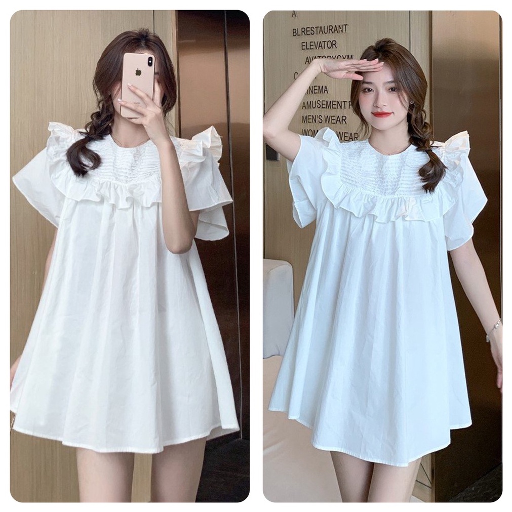 Đầm babydoll dáng xòe tiểu thư Ulzzang Emilyshop