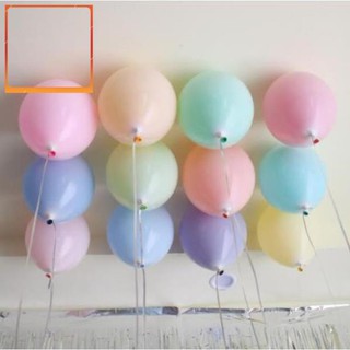 [Rẻ Vô Đich] 10 quả Bóng Macaron-Pastel-bóng sữa size 10" =25cm