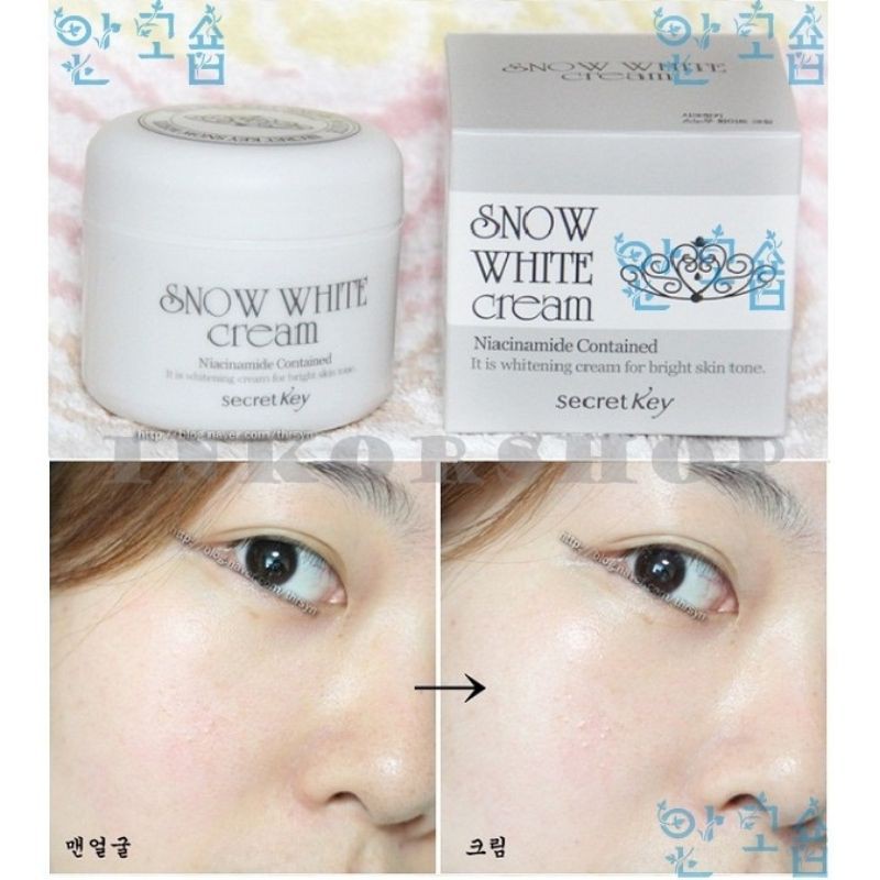 Kem dưỡng trắng da Secret Key Snow White Cream 50gr