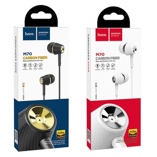 Tai nghe dây Hoco M70 jack 3.5mm, dài 1.2m, tương thích nhiều thiết bị