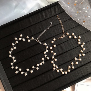 Vòng cổ choker đính ngọc trai thời trang Hàn Quốc cho nữ