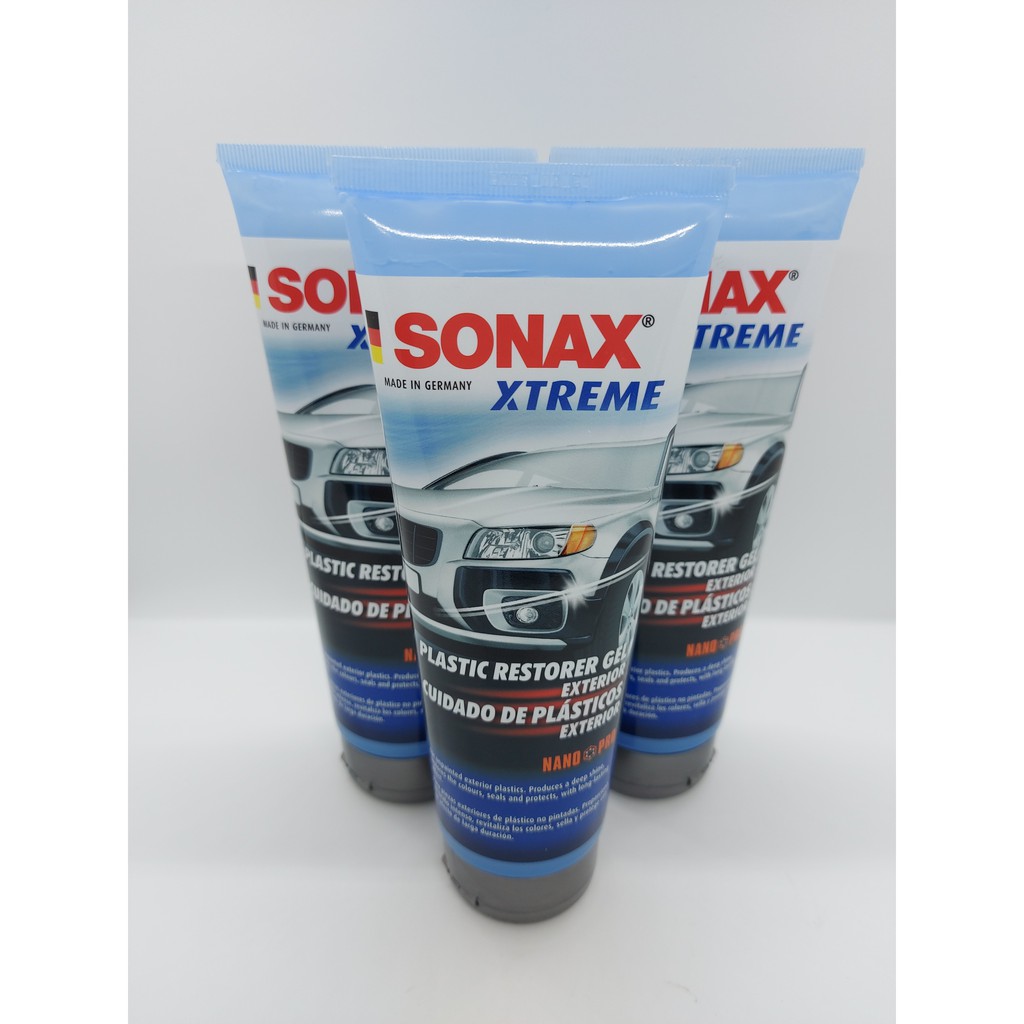 Gel Phục Hồi Và Bảo Dưỡng Nhựa Ngoài Xe Sonax Xtreme Plastic Restorer Gel Nanopro 250ml