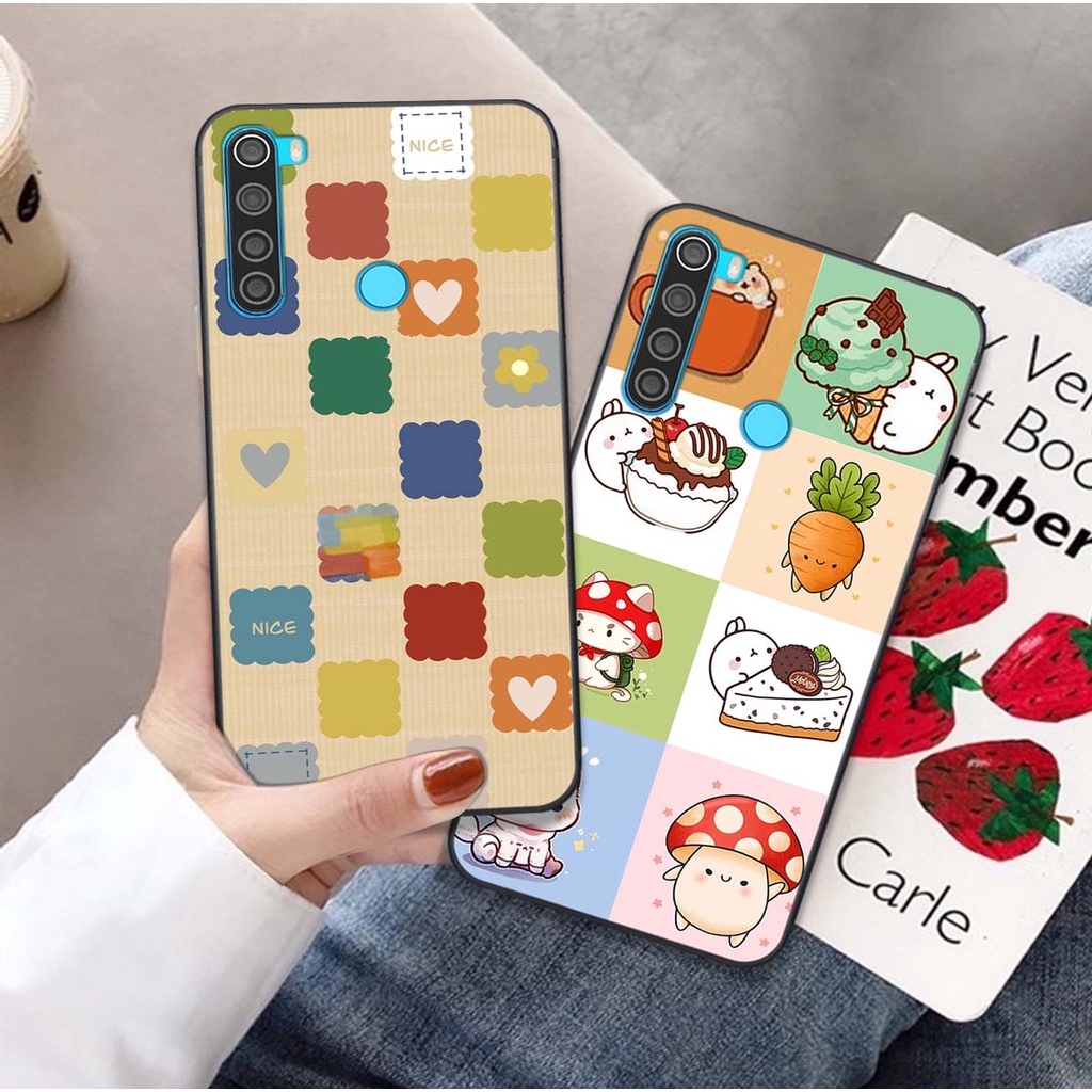 Ốp điện thoại xiaomi redmi note 8 / redmi note o pro in hình kẻ sọc cute dễ thương