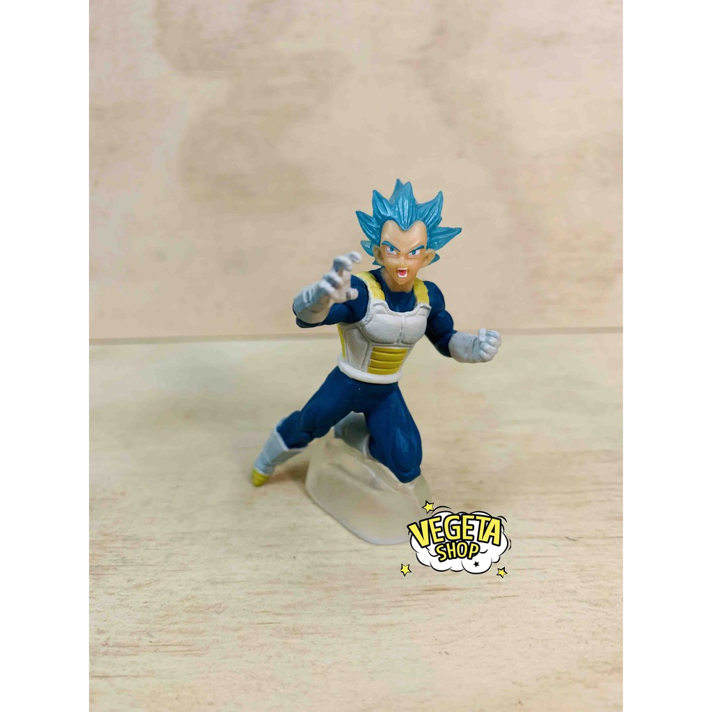 Mô hình Dragon Ball - Vegeta SSJ Blue - Gashapon HG - Chính hãng Bandai - Cao 9cm