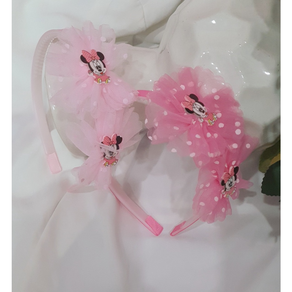 [MẪU HOT HIT] Xước Bờm Cài Tóc Voan Phối hoạt hình Đáng Yêu Cho Bé, Xược tóc, Băng Đô Bé Gái.