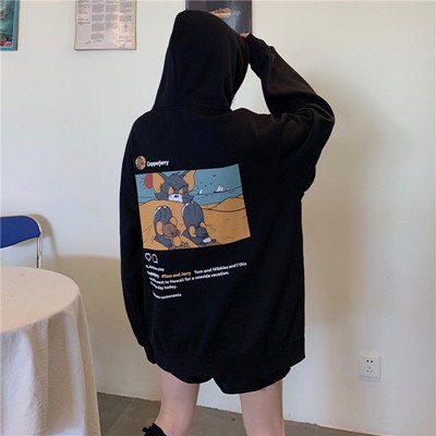 Áo hoodie nữ nam unisex có mũ ulzzang hàn quốc cặp đôi local brand nỉ ngoại form rộng đen trắng T&J cute zip chống nắng | BigBuy360 - bigbuy360.vn