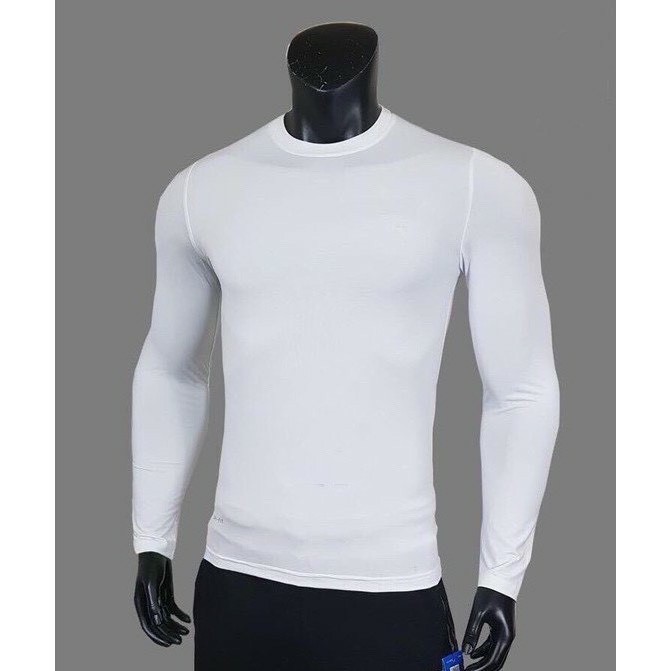 Áo giữ nhiệt dài tay nam, Áo giữ nhiệt mặc đá bóng form 40-80kg.