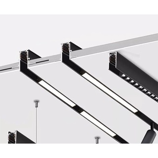 Đèn ray nam châm mặt phẳng tán quang chip SMD 24W [Hàng chất Lượng 🔥🔥]