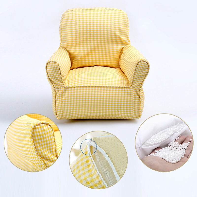 Ghế Lười Sofa Mini Mềm Mại Giặt Được Tiện Dụng Cho Bé