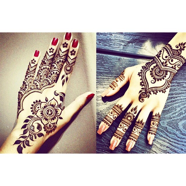 Hộp mực vẽ Henna India Tattoo