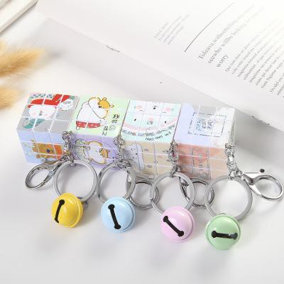 Móc Khoá gấu dâu tây rubik MKDT75 móc khoá cute móc khoá dễ thương