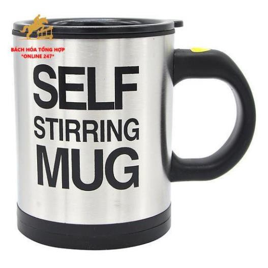 Cốc Pha Cafe, Cốc Cafe Tự Khuấy Thông Minh Self Stirring Mug Dùng Pin Tiểu Tiện Dụng