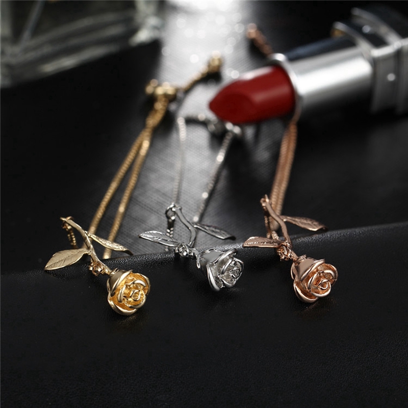 Vòng Đeo Tay Hishop Chất Liệu Bạc Thiết Kế Kiểu Hoa Hồng Đẹp Mắt | BigBuy360 - bigbuy360.vn