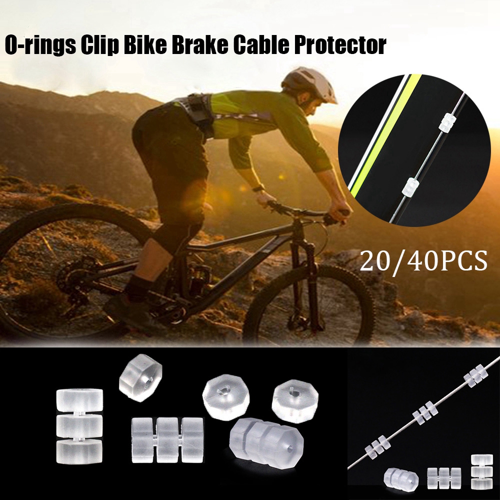 Gofidin 20/40 Vòng Đệm Silicon Trong Suốt Cho Dây Phanh Xe Đạp