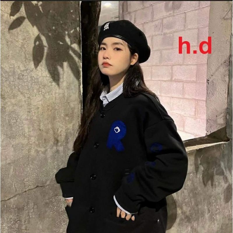 ÁO KHOÁC NỮ, ÁO KHOÁC CADIGAN 2 MÀU ĐEN TRẮNG HOT TREND, CHẤT MỀM, KHÔNG BAI KHÔNG XÙ
