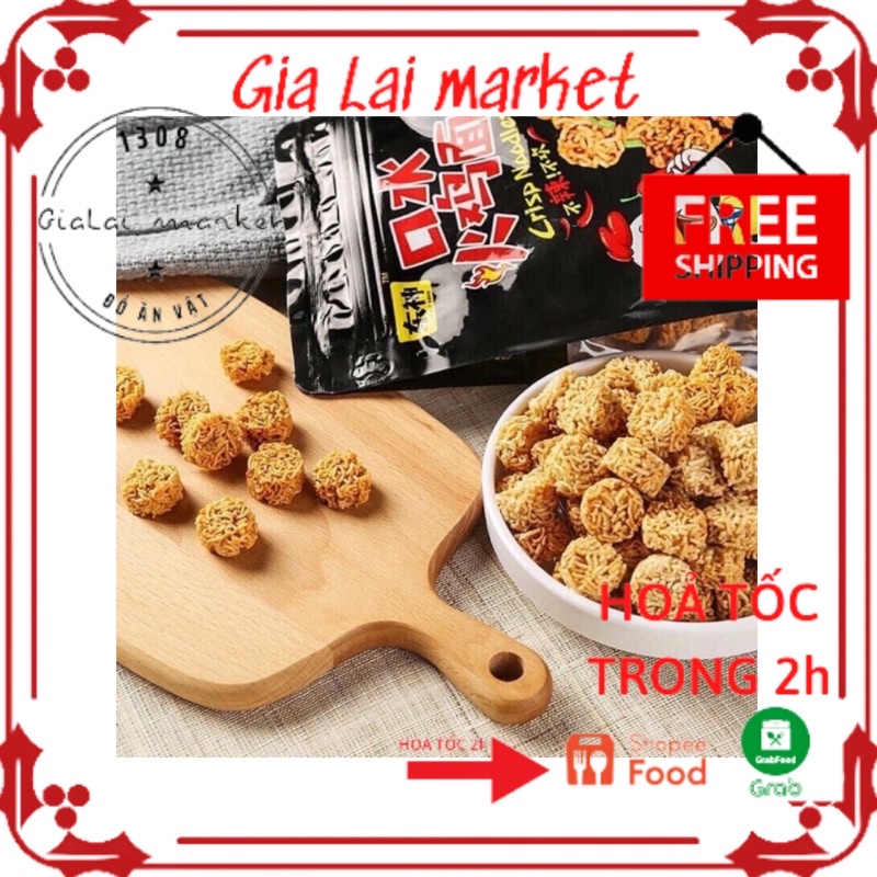 Snack Mì Tôm Viên Thailand 1 gói 35gr đo ăn vặt ngon rẻ sài gon - gia lai market