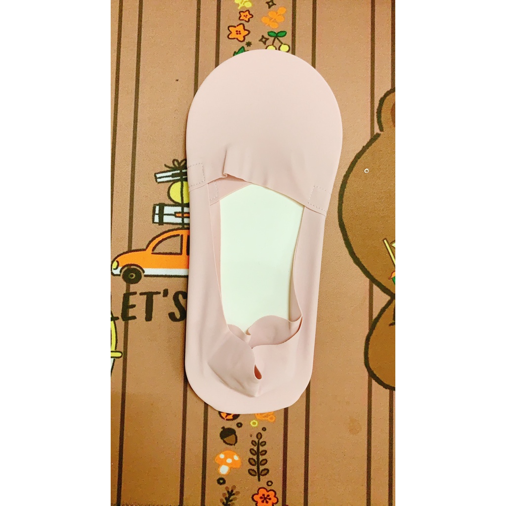 Tất Lười Trơn Màu Dưới Mắt Cá Chân Slipon Mang giày thể thao Giấu Vô Hình Phong cách Ulzzang Vớ ẩn Nữ Cotton
