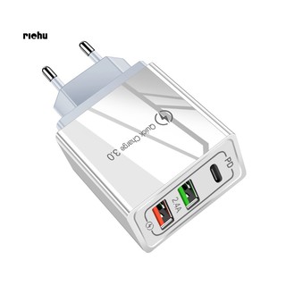Củ Sạc Nhanh 3 Cổng Usb Pd 18w Qc3.0