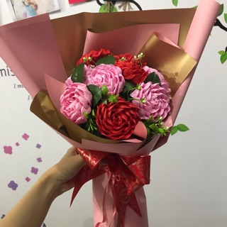 Bó 10 bông hoa hồng xoắn