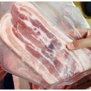 1kg thịt heo tươi ba rọi rút sườn tươi, ba chỉ đông lạnh ngon