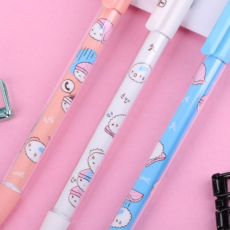 Bút chì bấm cơ học kèm gôm tẩy hình sushi dễ thương