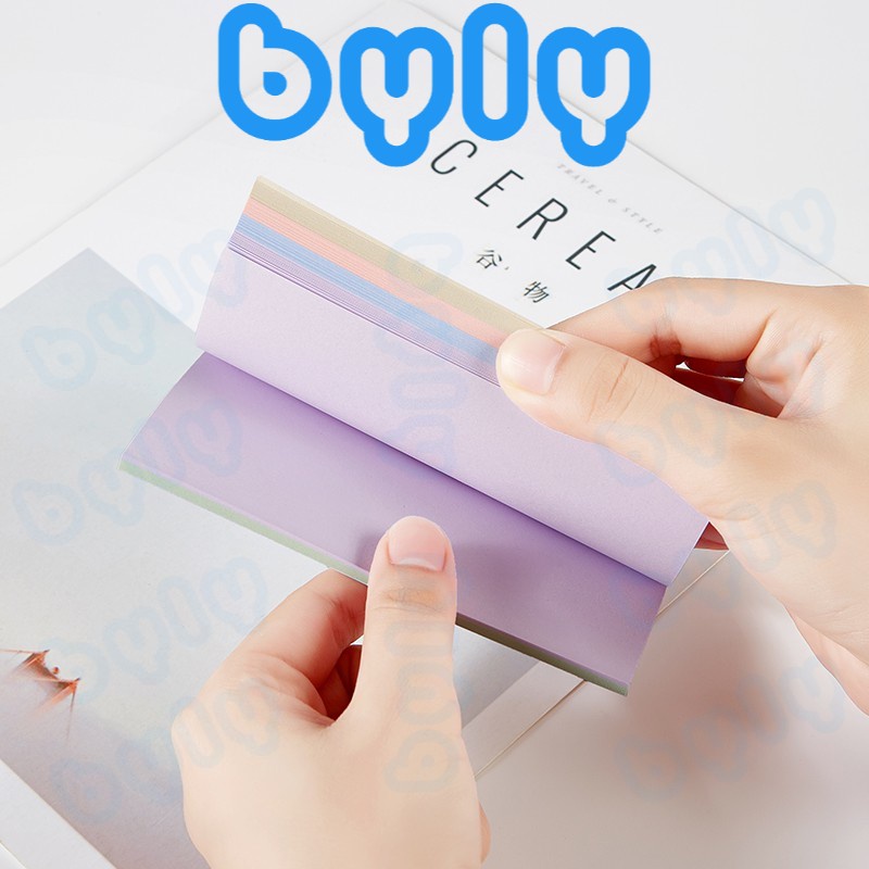 [Ship hỏa tốc] Giấy note 5 màu Macaron - 100 tờ Baoke TZ2013 - TZ2014 - TZ2015 - TZ2016