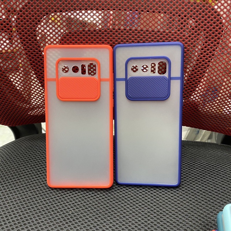 Ốp lưng samsung Note 8 , Note 9 viền dẻo lưng nhám trượt bảo vệ camera