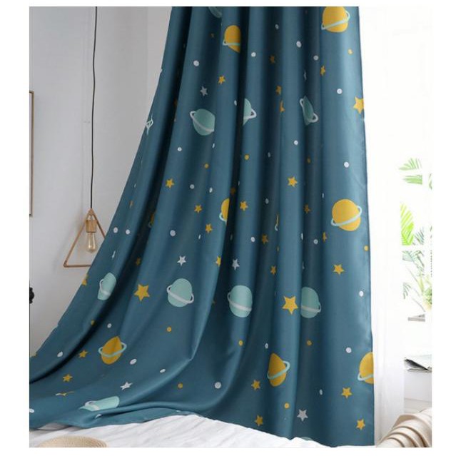 RÈM CỬA CHE NĂNG, MÀN CHẮN  - VŨ TRỤ XANH