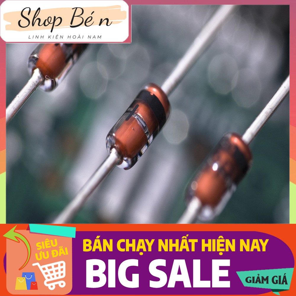 Diode Zener 1/2W Nhiều Trị Số Hiệu Điện Thế Giá Rẻ
