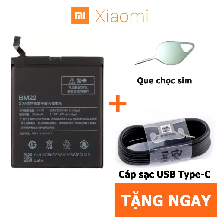 Pin, Phụ kiện Xiaomi Mi5/ BM22 - BH 3 tháng - Hoàn tiền 100% nếu không hài lòng