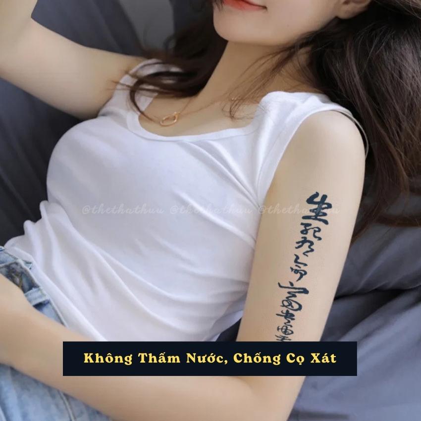 Hình Xăm Tạm Thời Thảo Dược 15 Ngày Không Thấm Nước Mồ Hôi Thethathuu S045