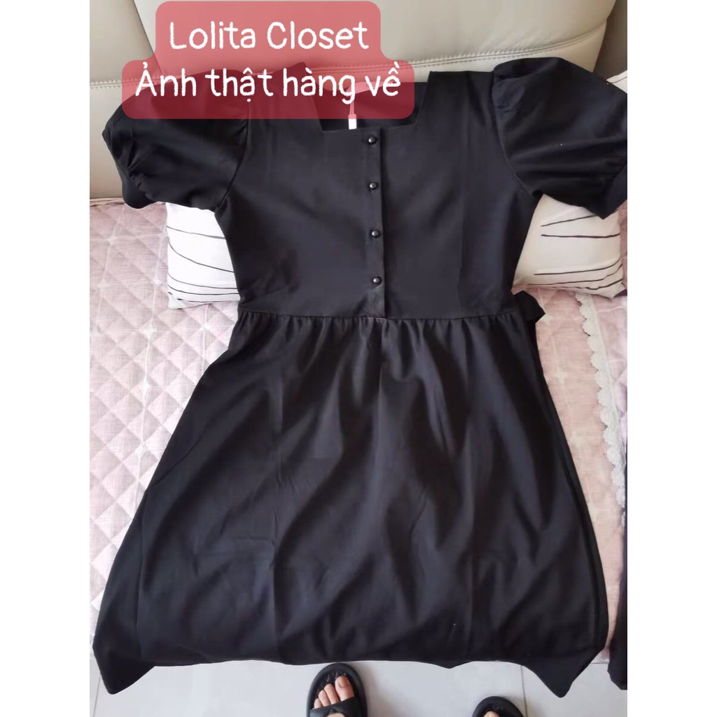 Váy Xòe 3 Màu ⚡️ẢNH THẬT⚡️ Đầm Cotton Chất Mát, Dáng Xòe Xinh Xắn