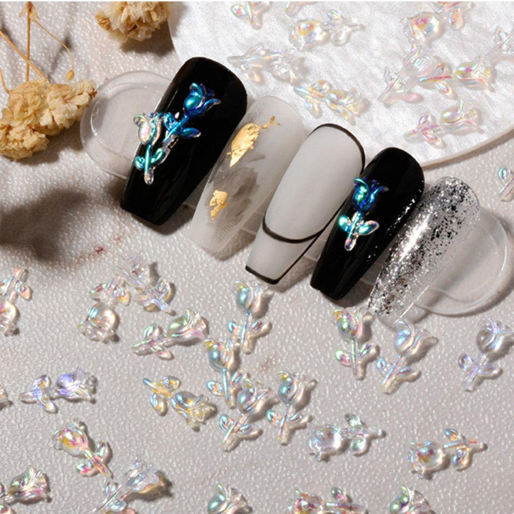 BORAG Set 30 Phụ Kiện Trang Trí Móng Tay Nghệ Thuật