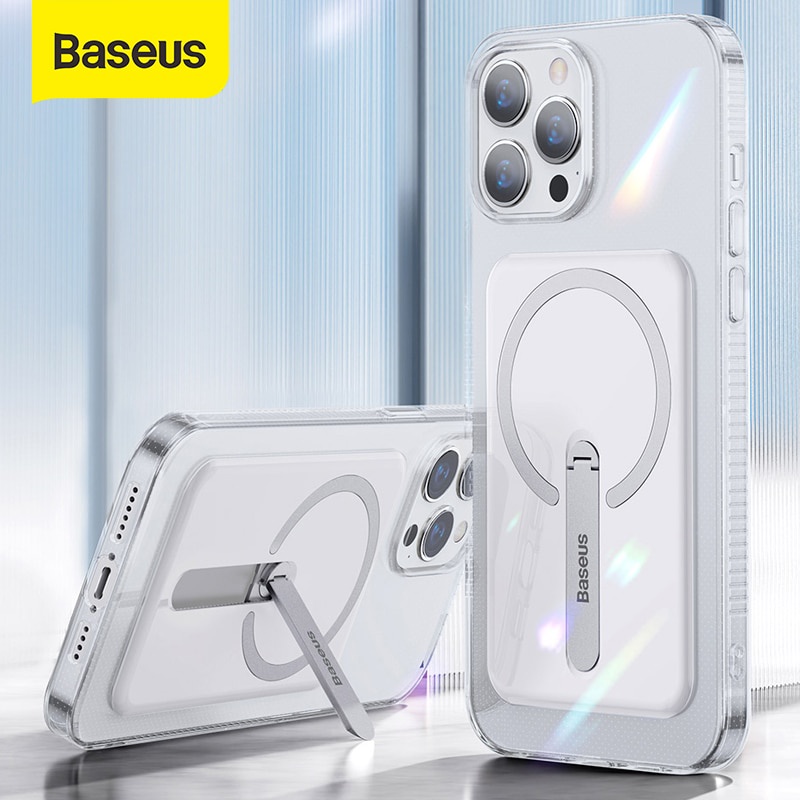 Ốp Điện Thoại Baseus Có Giá Đỡ Từ Tính Cho iPhone 13 Pro Max