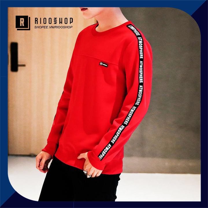 Áo thun nam tay dài hàn quốc atmos cực đẹp RKL007 - áo phông nam dài tay đẹp Riooshop | BigBuy360 - bigbuy360.vn
